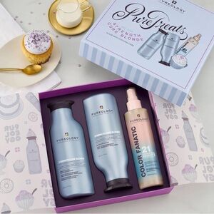 $115 Value New Pureology Strength Cure Blonde Shampoo and Conditioner Gift Set
